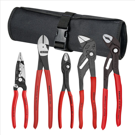 KNIPEX 5 Pc Core Pliers Set in Tool Roll