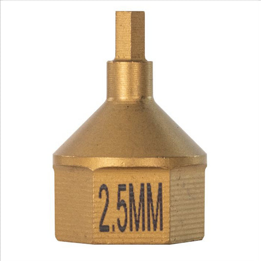 Mayhew 2.5 MM Metric Hex Dual Drive Bit; 7/16