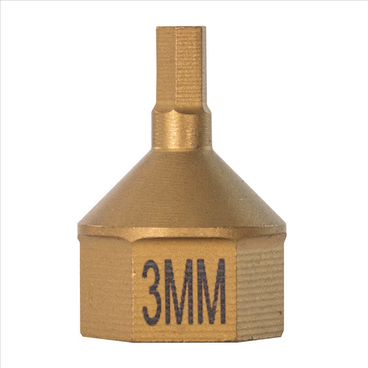 Mayhew 3 MM Metric Hex Dual Drive Bit; 7/16