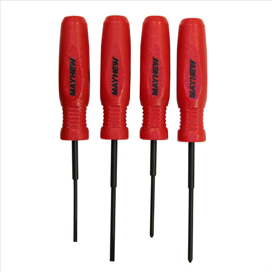 Mayhew 4 PC Micro Slotted & Phillips Screwdriver Set