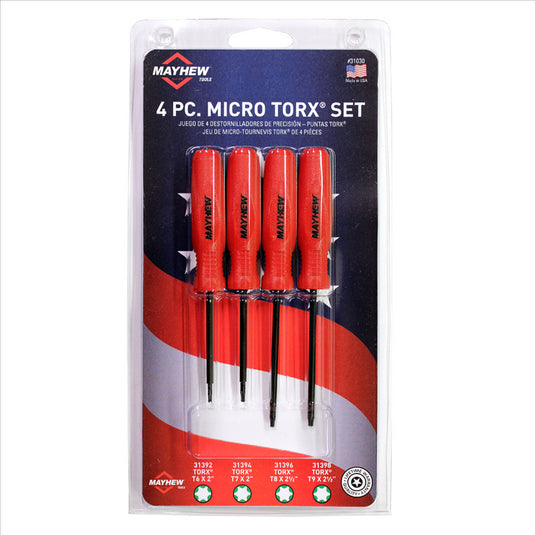 Mayhew 4 PC Micro Torx Screwdriver Set