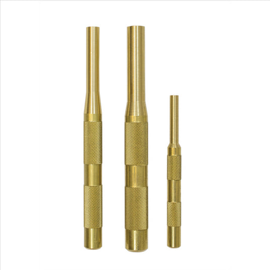 Mayhew 3PC Brass Pin Punch Set Display