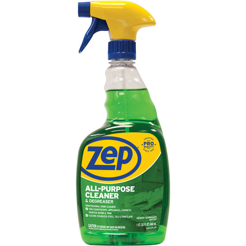 Zep Commercial All-Purpose Cleaner/Degreaser, Ready-To-Use Spray - 0.25 gal (32 fl oz)
