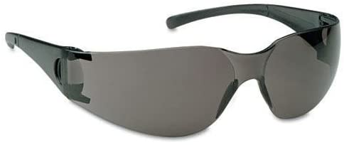 V10 Element* Safety Eyewear, Smoke Lens, Polycarbonate, Uncoated, Black Frame