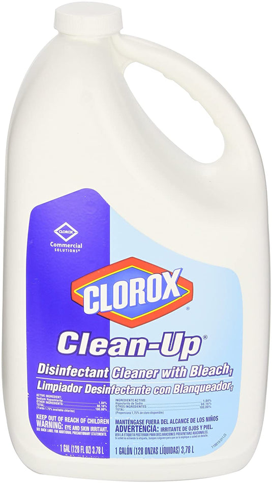 CLOROX CLEAN-UP DISINFECTANT CLEANER 1 Gallon + Free bottle 32oz Spray Bottle