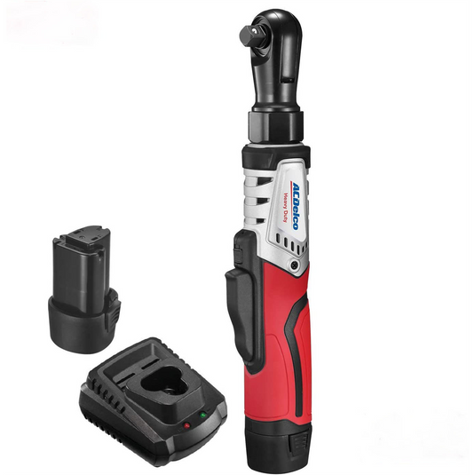 ACDelco ACDelco G12 Series 12V Cordless Li-ion �"" 70 ft-lbs. Brushless Ratchet Wrench Tool Kit with 2 Batteries