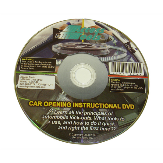 Access Tools AUTO OPENING TRAINING DVD
