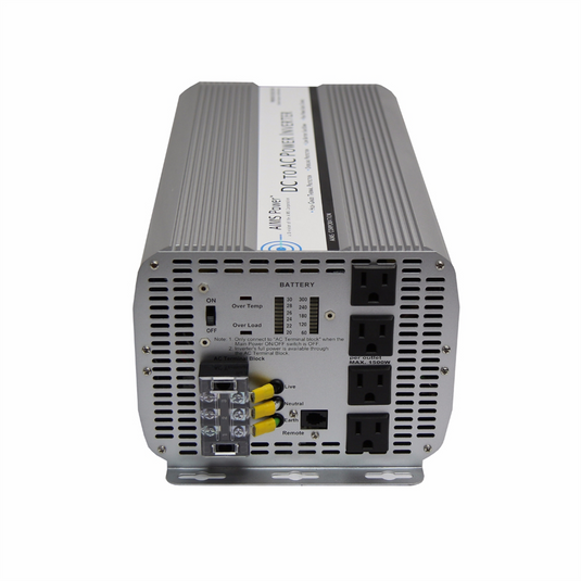 Aims Power 5000WT PWR INVTER 24 VDC TO 120 VAC W/ REMOTE PORT