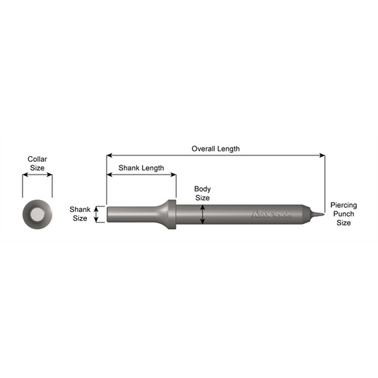 Ajax Tool Works PUNCH SCREW NO 6