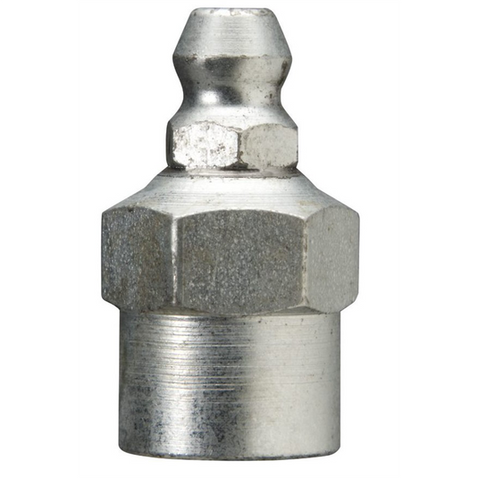 Alemite Hydraulic Loose Fitting; Straight; OAL 1