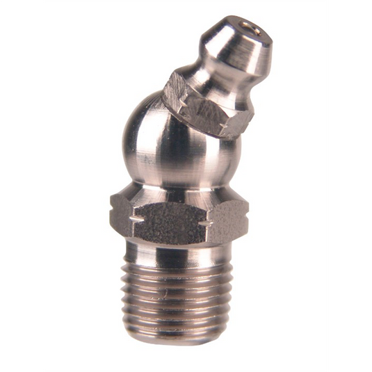 Alemite Non-Corrosive Fitting; 30 Degree Angle