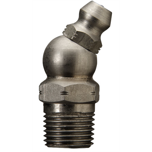 Alemite Non-Corrosive Fitting; 30 Degree Angle