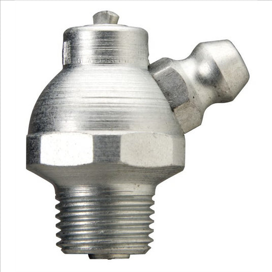 Alemite Hydraulic Shut-Off Fitting; 60 Degree Angle