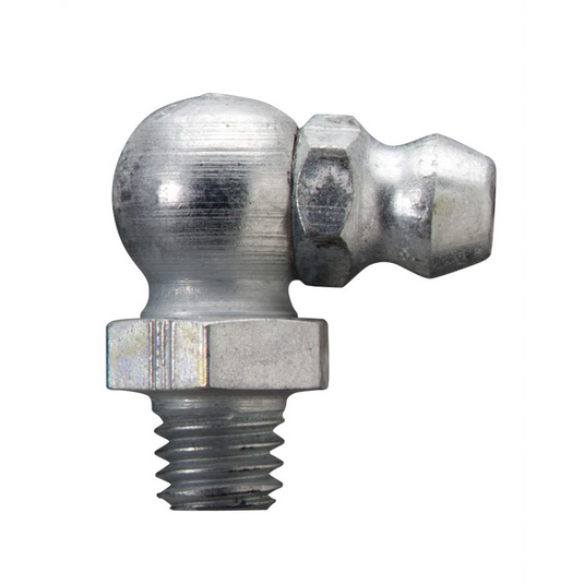 Alemite 90 Degree Elbow Fitting; M6; OAL 3/4