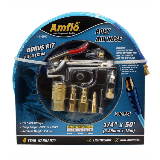 Amflo Poly Air Hose 50' x 1/4
