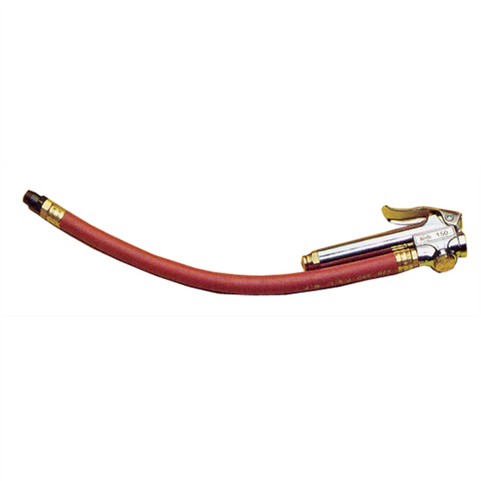 Amflo TIRE INFLATOR W/ 10-90PSI 12IN. HOSE STRGHT TAPER