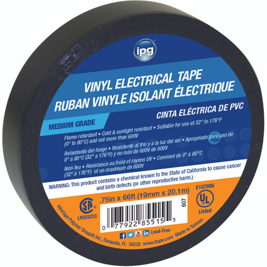Intertape Polymer Group CONSMR ELEC 7 Mil PVC Film with Rubber Adhesive *