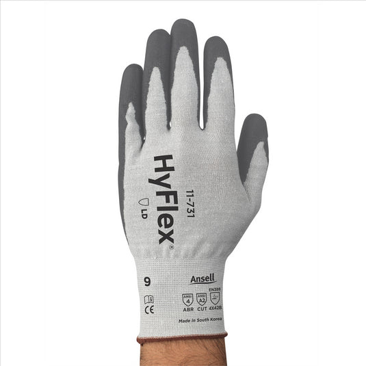 Ansell GLOVE HYFLEX 11-731 CUT RESIST SZ 9 12PK