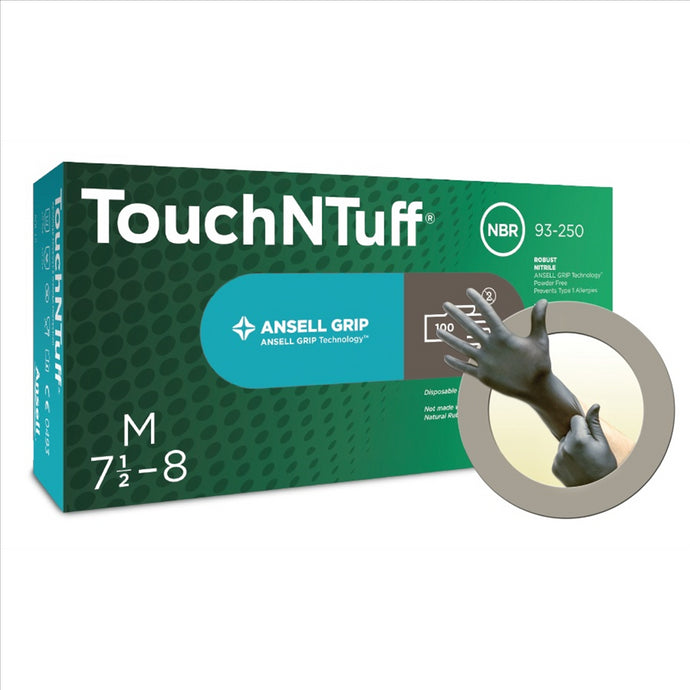 GLOVE TOUCHNTUFF 93-250 DISPOSABLE NITRILE SZ M