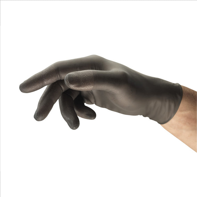 Ansell Ansell TouchNTuff 93-250 Grey Nitrile Exam Gloves with Ansell Grip; Powder-Free; 5mil; 9.5-Inch; Medium (Pack of 100)