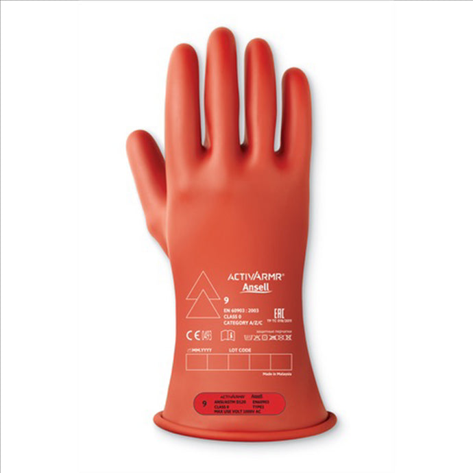 Ansell ACTIVARMR RIG CL00 11in Red SZ 9