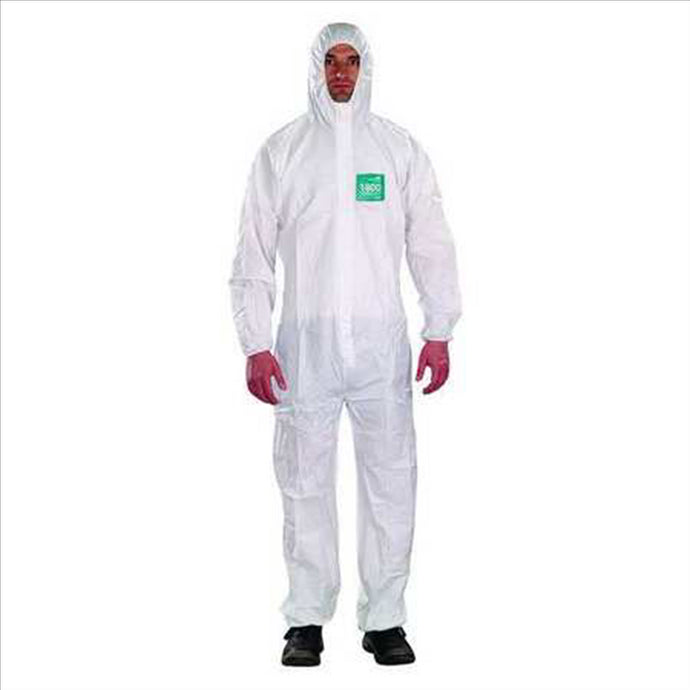 Ansell ALPHATEC 681800 BOUND HOODED COVERALL SIZE S
