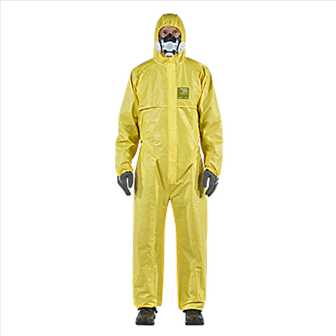 Ansell ALPHATEC 682300 BOUND HOODED COVERALL SIZE 4XL