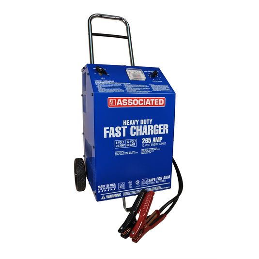 Associated CHARGER; 6/12V 70/62/2A; AGM; 265 AMP CRANKING
