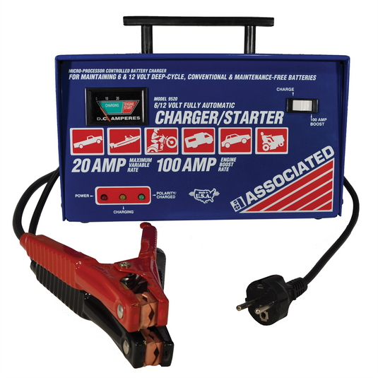 Associated 9520 6/12V 20 Amp Battery Charger (Automatic 230V 50/60Hz International)