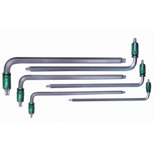 Astro Pneumatic 6pc 2-in1 Int.Torx/Ext.Hex Key Wrench Set