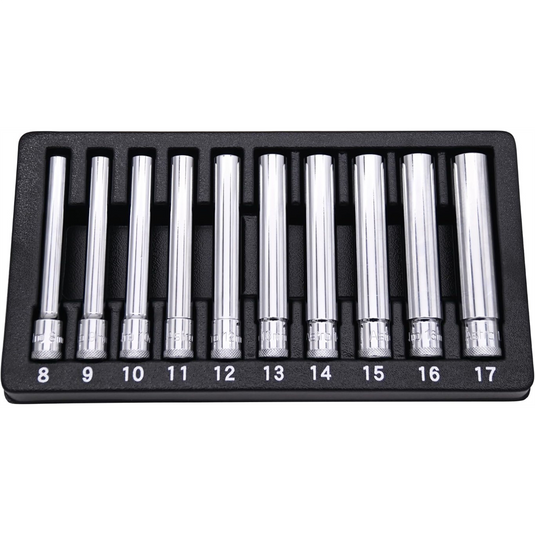 Astro Pneumatic 10pc 1/4 Inch Drive Extra Deep Metric Socket Set