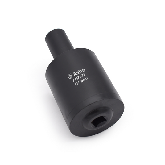 Astro Pneumatic 17mm Lug Nut Drum Socket - Impact Torque Multiplying Thin Wall Socket