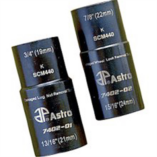 Astro Pneumatic 2pc 1/2"" Drive Twist Socket Set