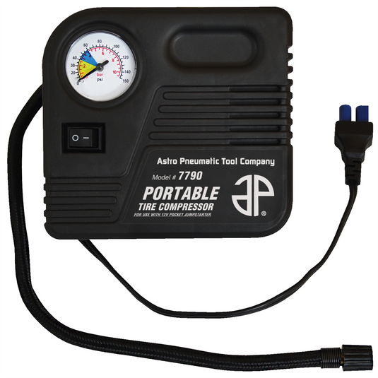 Astro Pneumatic Portable Tire Compressor for 12V Mini Jumpstarter