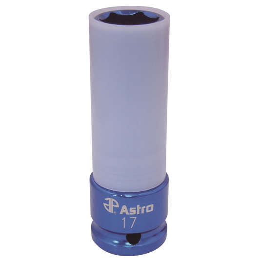 Astro Pneumatic SOC 17MM 1/2D 12PT DP BL