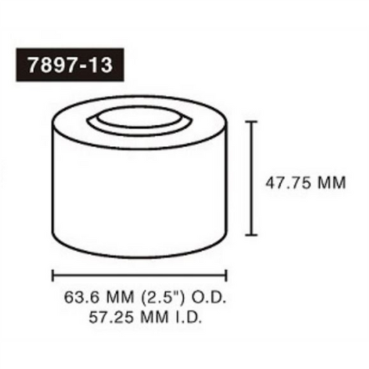 Astro Pneumatic 1-1/16"" ID x 2-1/2"" OD x 2"" L Adapter