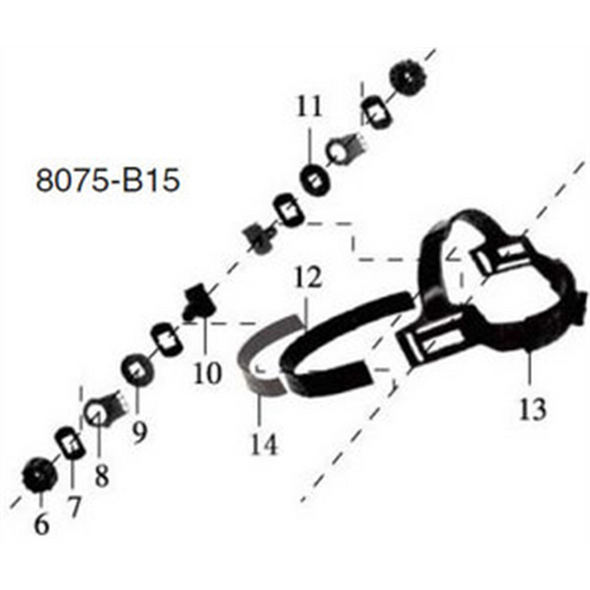 Astro Pneumatic 8075 HEAD GEAR ASSMBLY