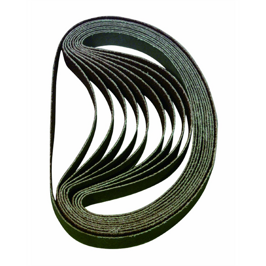 Astro Pneumatic 10PC. SANDING BELT 100 GRIT - 3/8"" X 13
