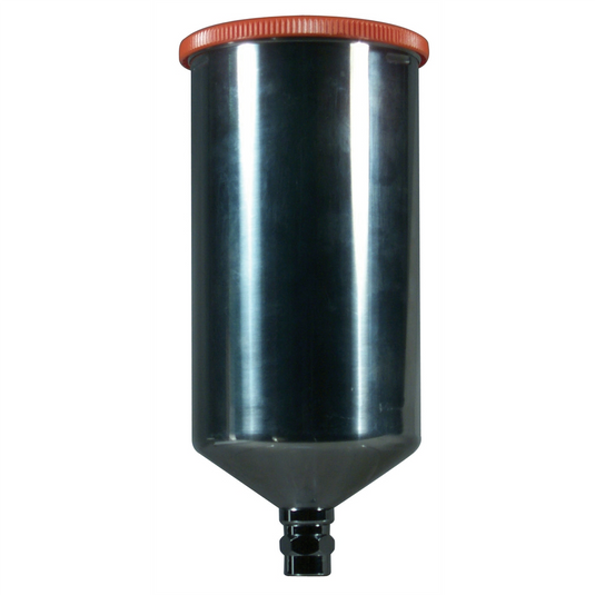 Astro Pneumatic Aluminum Gravity Feed Cup w/ Screw On Lid