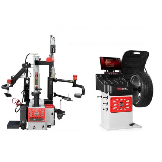 Atlas Equipment Platinum PTC500 Tire Changer + PWB90XL Wheel Balancer Combo Package