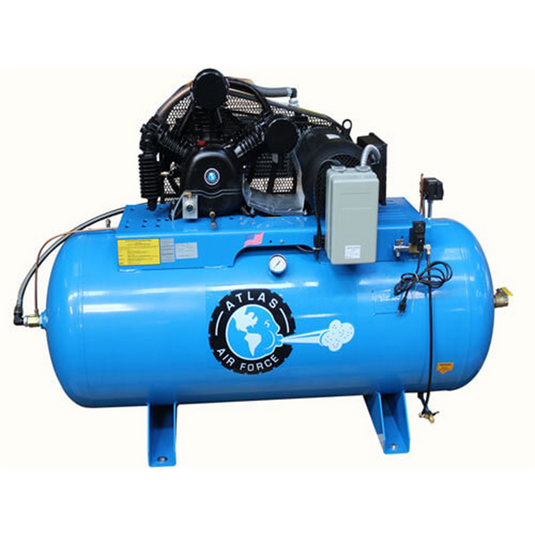 Atlas Automotive Equipment 7.5HP 12O GAL COMPRESSOR W/ PLUS PACKAGE