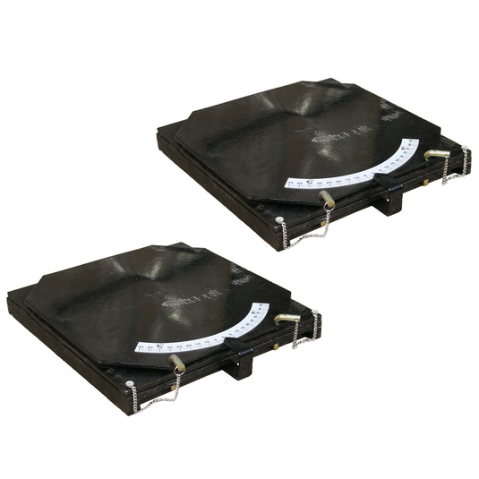 Atlas Equipment Alignment Turntables w/ Gauge (1 PAIR)