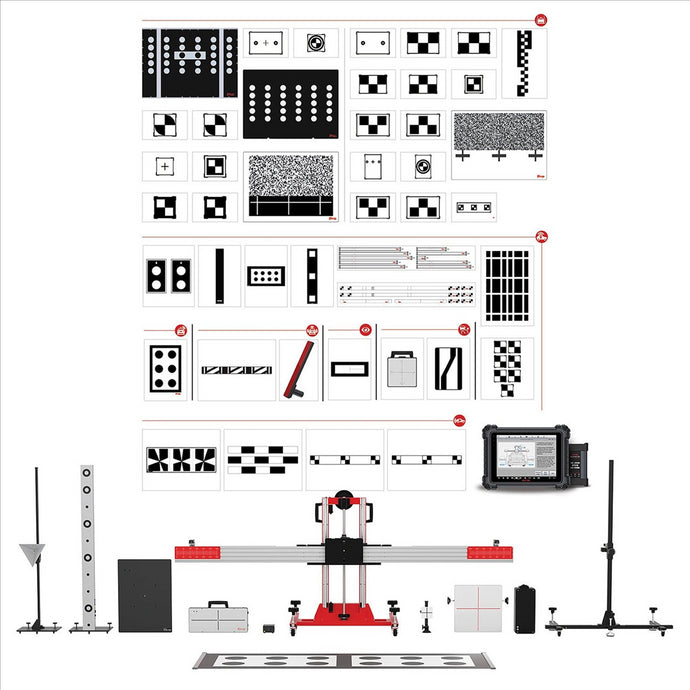 Autel ADAS All Systems 2.0 T : ADAS Standard Frame All Systems Package; ADAS Upgrade & MS909 Tablet