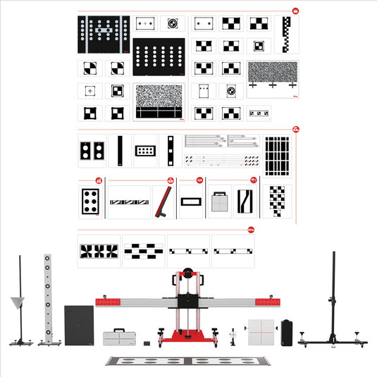 Autel ADAS All Systems 2.0 : Standard Frame All Systems Calibration Pk: Calibration Components; ADAS Software