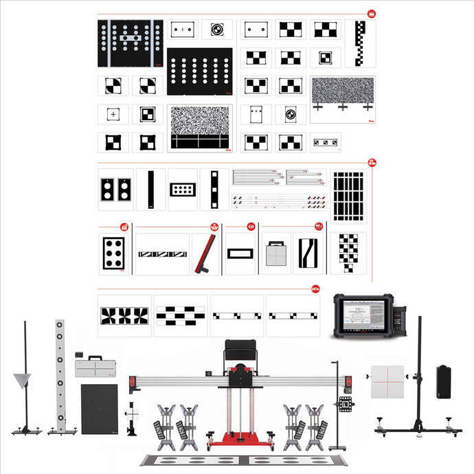 Autel ADAS All Systems Calibration 3.0 Package with Tablet : AllSystemsCalibrationPkg.3.0T incl. frame; IA800 sys;MS909;targets;components