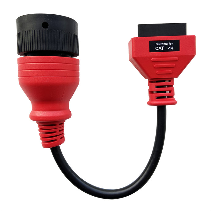 Autel CAT14 Adapter : Caterpillar 14-pin adapter; comp. with Caterpillar engines on off-highway vehicles