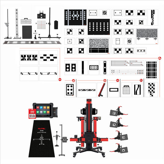 Autel Maxisys IA700 ADAS All-Systems Calibration System with MS909 Tablet: Alignment Pre-Check + All Systems ADAS