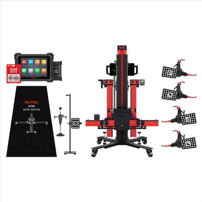 Autel Maxisys IA700 ADAS Frame with MS909 Tablet : Wheel Alignment Pre-Check