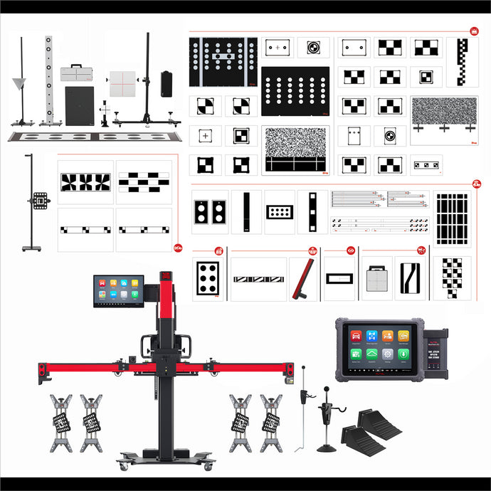 Autel IA900WA Wheel Alignment and All Systems ADAS Calibration with MSULTRAADAS Tablet Package : MaxiSYS ADAS IA900WA ALNGMT and ADAS Frame w All Systems ADAS and ULTRAADAS TABLT