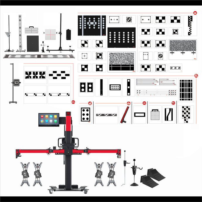 Autel IA900WA Wheel Alignment and All Systems ADAS Calibration Package : MaxiSYS ADAS IA900WA ALNGMT and ADAS Frame with All Systems ADAS calibration